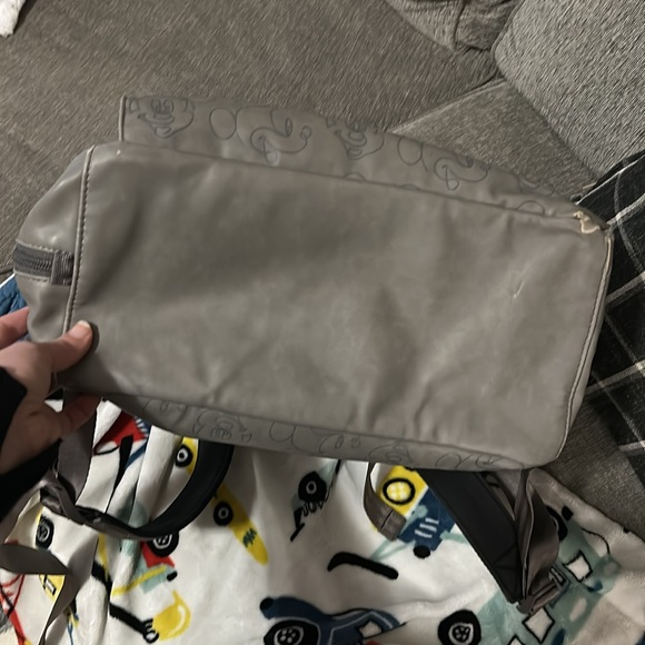 Petunia Pickle bottom diaper bag in gray- Mickey Mouse themed - Picture 10 of 10